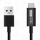 2-Pack TechMatte USB-C to USB-A Cables, $7 with code IUOBL3PG